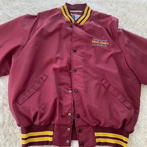 BURGUNDY WINDBREAKER